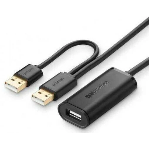Кабель удлинительный 2x USB A (M) - USB A (F), 5м, UGREEN US137 - 20213