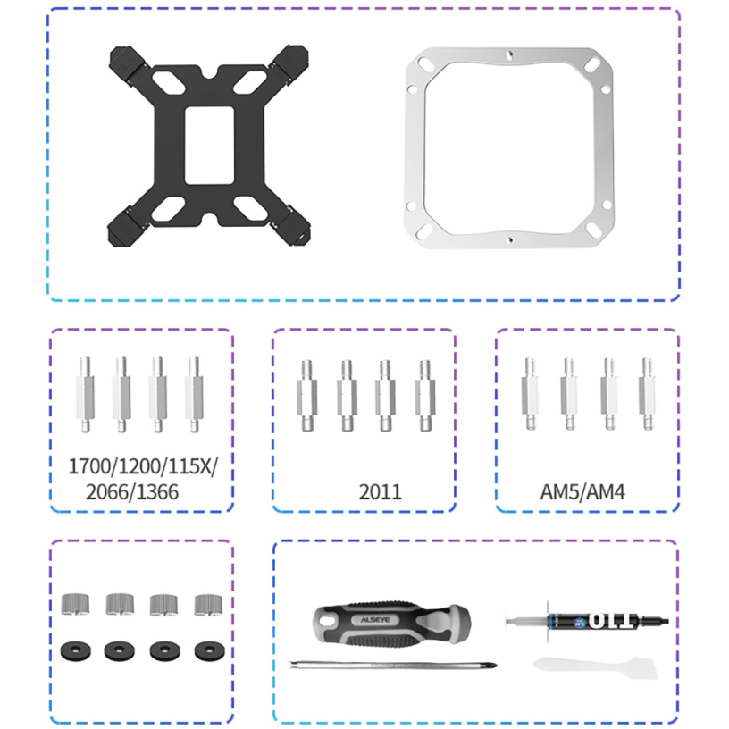 Кулер Alseye i600-W White - фото 6