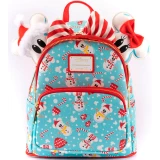 Рюкзак Loungefly Disney Minnie Mickey Snowman AOP Mini Backpack Headband Set (WDBKS0012)