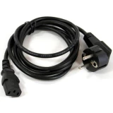 Кабель питания Schuko - C13, 1.8м, VCOM CE021-CU0.75 EURO-1.8 (CE021-CU0.75-1.8M)