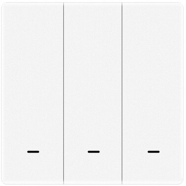 Умный выключатель MOES Bluetooth 3-Gang Wireless Switch - BT-B-EU3