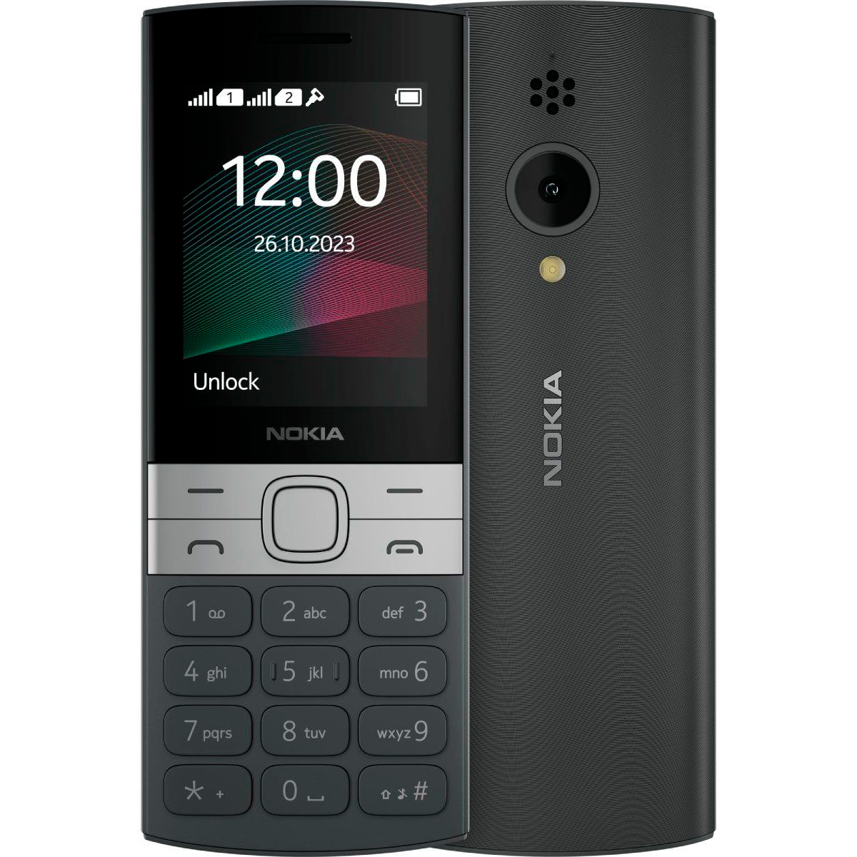 Телефон Nokia 150 Dual Sim Black (TA-1582) - 286838563