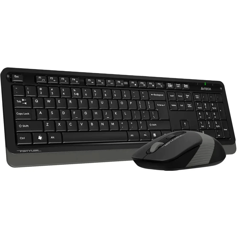 Клавиатура + мышь A4Tech Fstyler FG1010S Black/Grey - фото 2