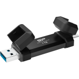 Внешний накопитель SSD 1Tb Silicon Power DS72 Black (SP001TBUC3S72V1K)