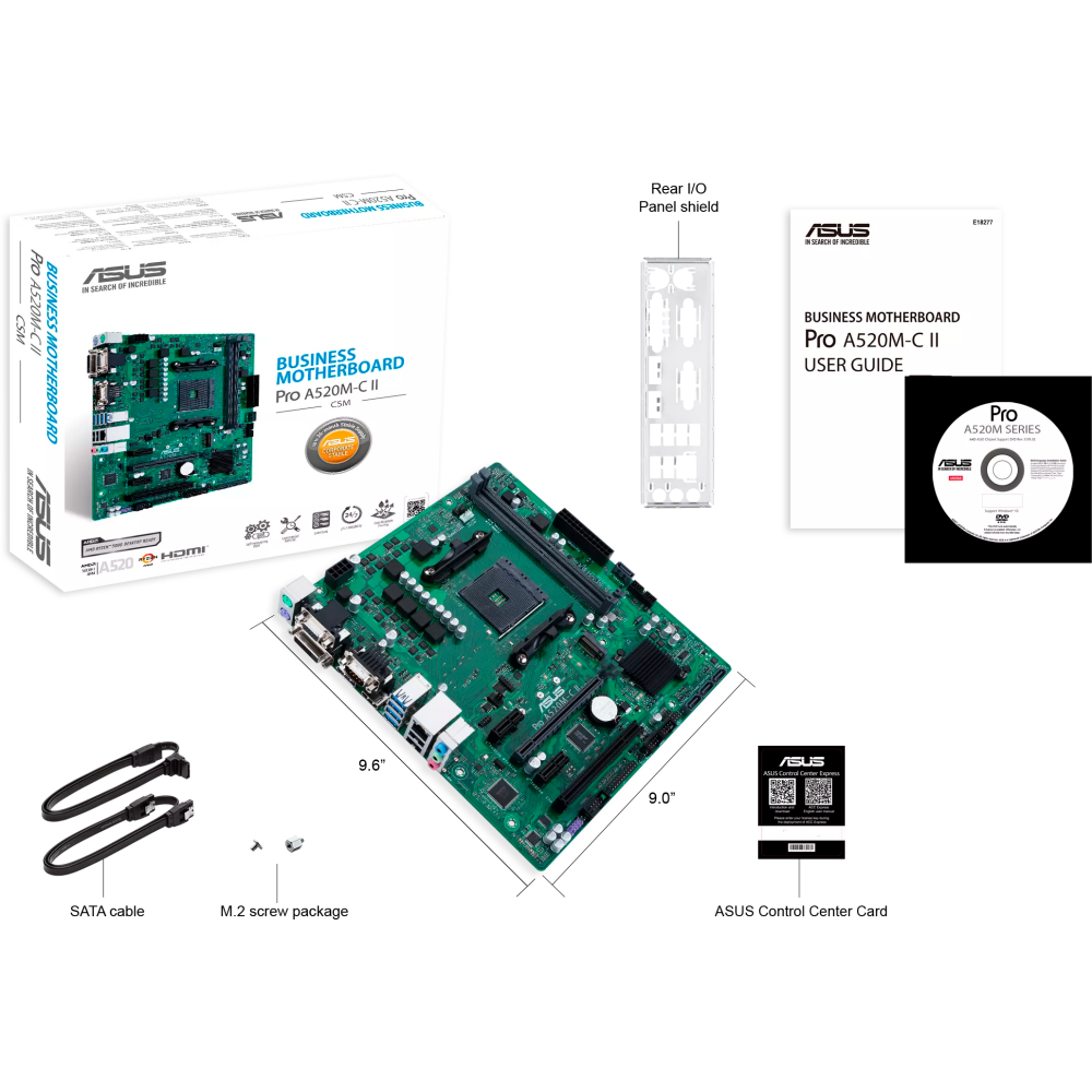 Материнская плата ASUS PRO A520M-C II/CSM - фото 6