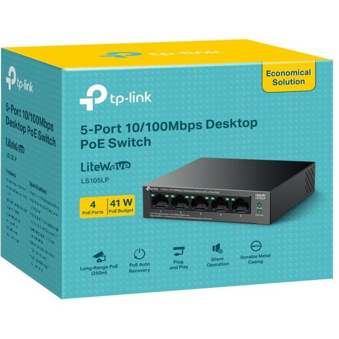 Коммутатор (свитч) TP-Link LS105LP - фото 4