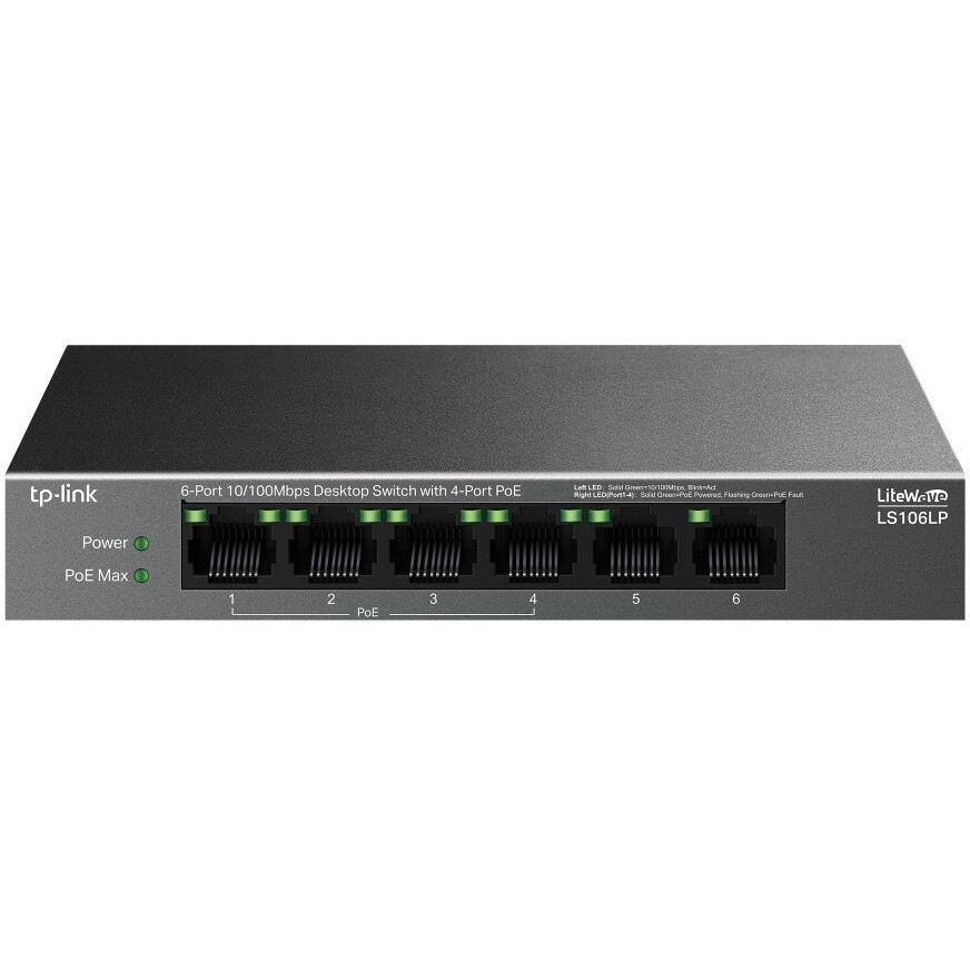 Коммутатор (свитч) TP-Link LS106LP
