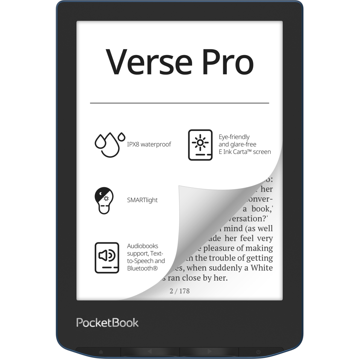 Электронная книга PocketBook 634 Verse Pro Azure