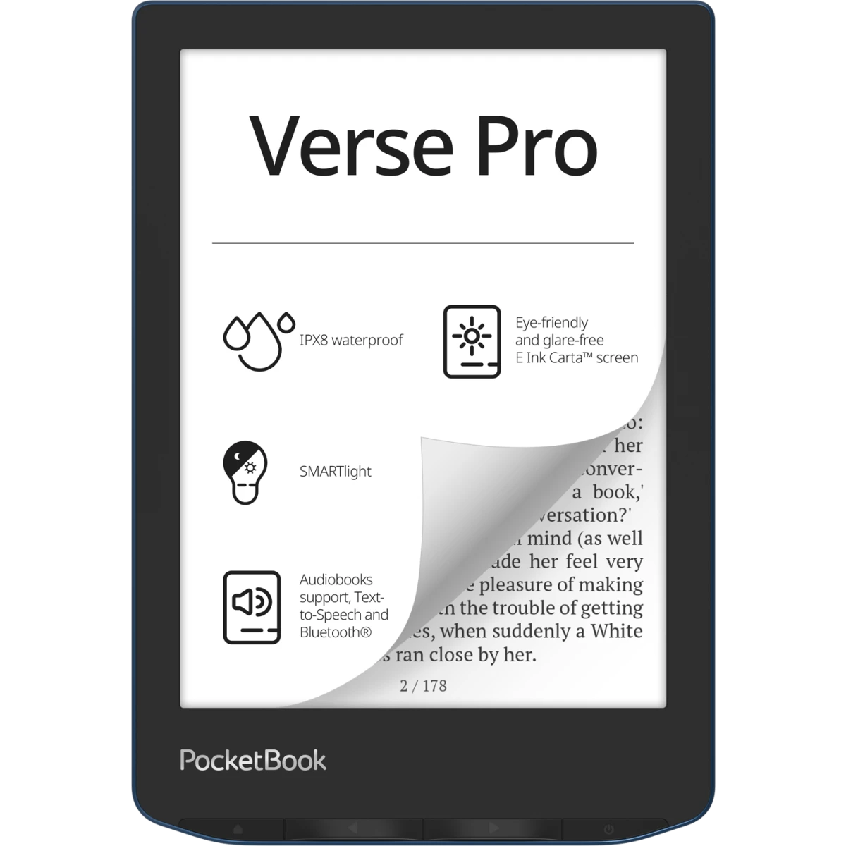 Электронная книга PocketBook 634 Verse Pro Azure - PB634-A-WW