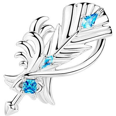 Брошь miHoYo Genshin Melodies of an Endless Journey Jewelry Set Bard's Arrow Feather
