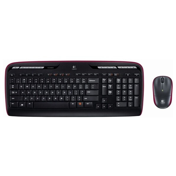 Клавиатура + мышь Logitech Wireless Combo MK330 Black (920-003995/3989) - фото 2