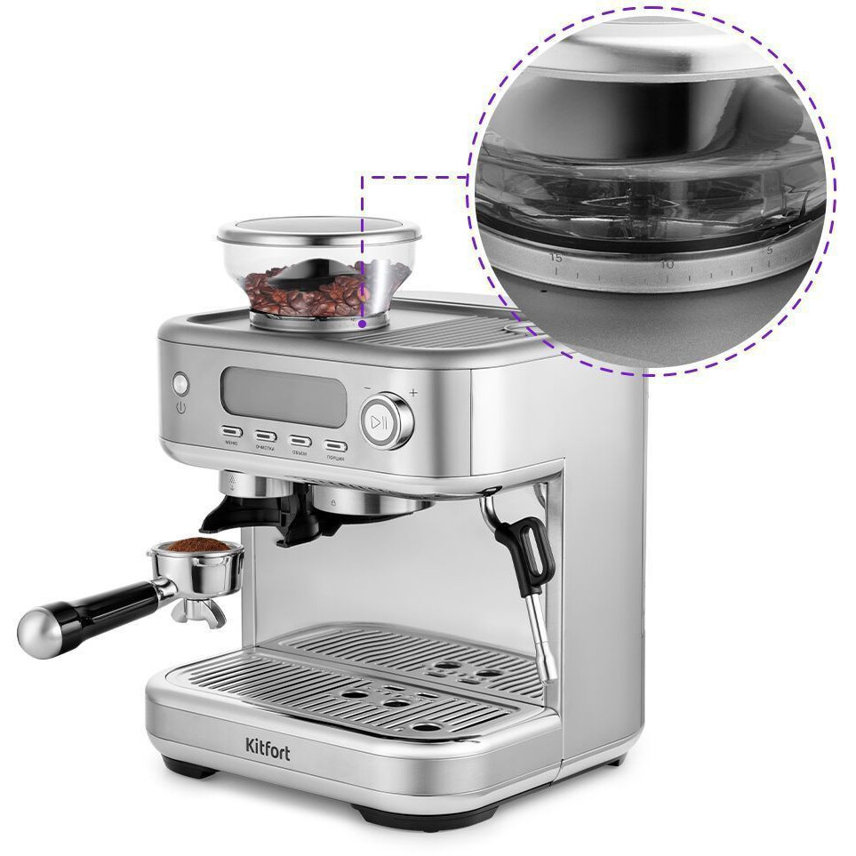 Кофеварка Kitfort KT-7113 - фото 4