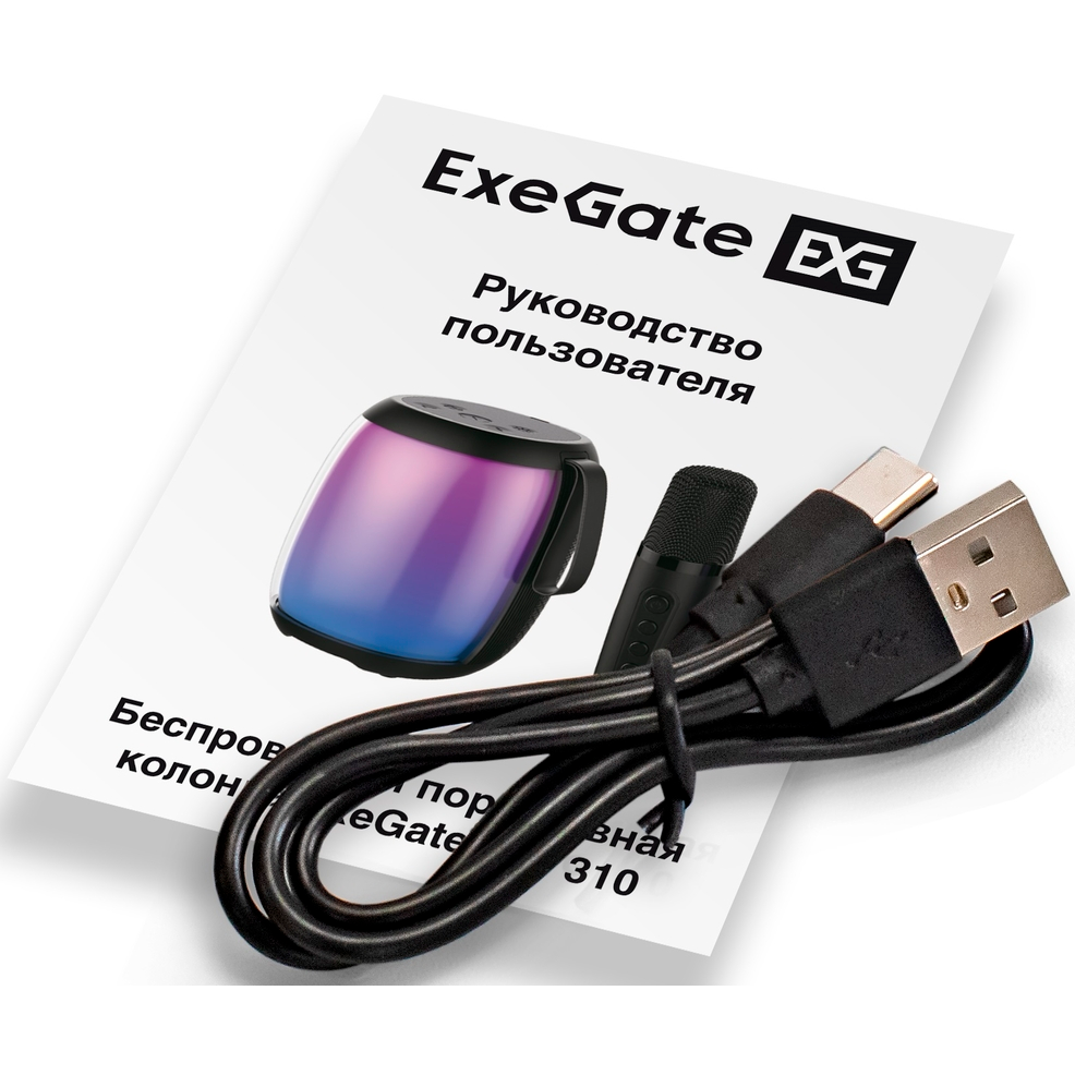 Портативная акустика ExeGate Bro 310 - EX294944RUS - фото 6