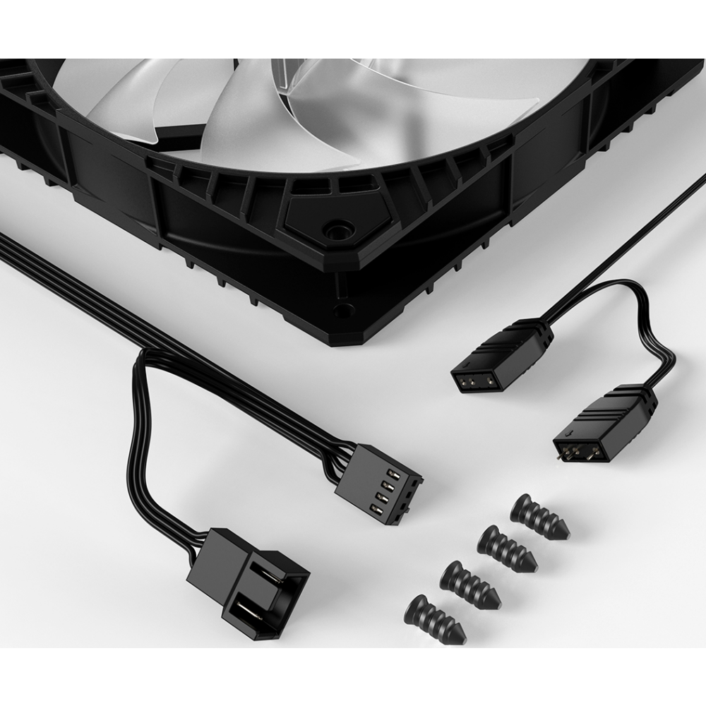Вентилятор для корпуса ID-COOLING WF-14025-XT ARGB Black - фото 4
