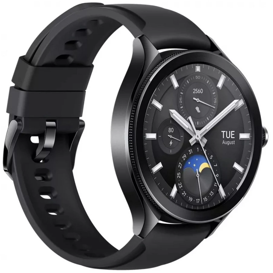 Умные часы Xiaomi Watch 2 Pro Black Case with Black Fluororubber Strap (M2234W1) - X47003/BHR7211GL - фото 3