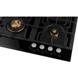 Газовая варочная панель Weissgauff HGG 6445 BL Volcano Burner (432360)