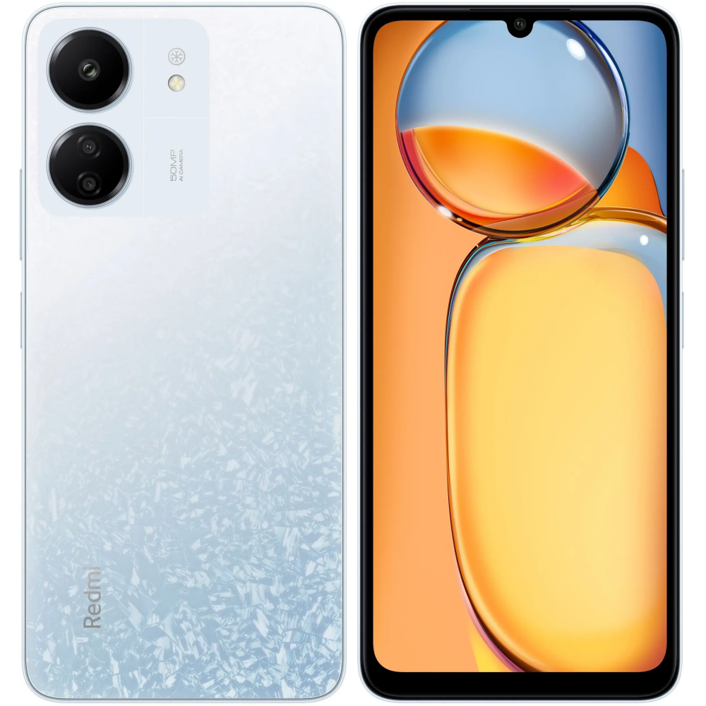 Смартфон Xiaomi Redmi 13C 4/128Gb Glacier White - X51109