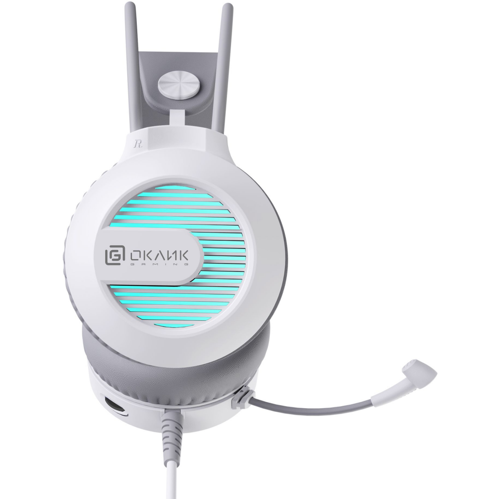 Гарнитура Oklick HS-L300G White - фото 3
