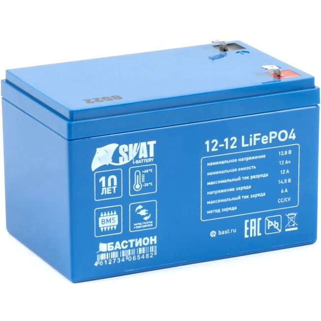 Аккумуляторная батарея Бастион SKAT I-BATTERY 12-12 LiFePO4