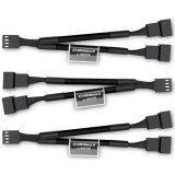 Разветвитель 4-pin - 2x 4-pin, Noctua NA-SYC1 Chromax Black (3 шт.) (NA-SYC1.BLACK)