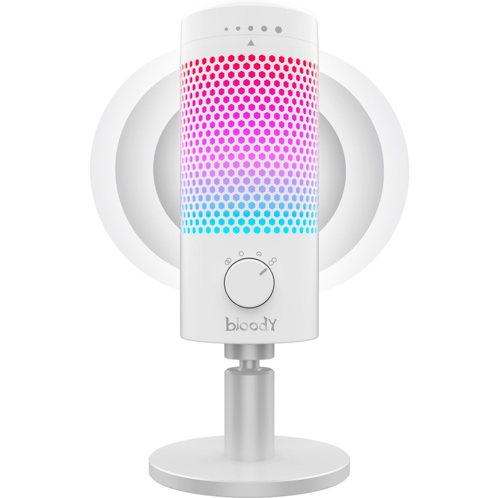 Микрофон Bloody GM50 Pro White - GM50 PRO WHITE - фото 7