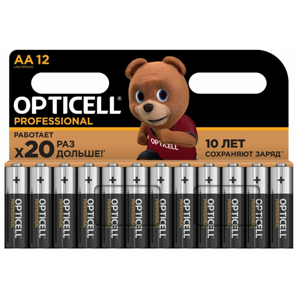 Батарейка Opticell Professional (AA, 12 шт.)