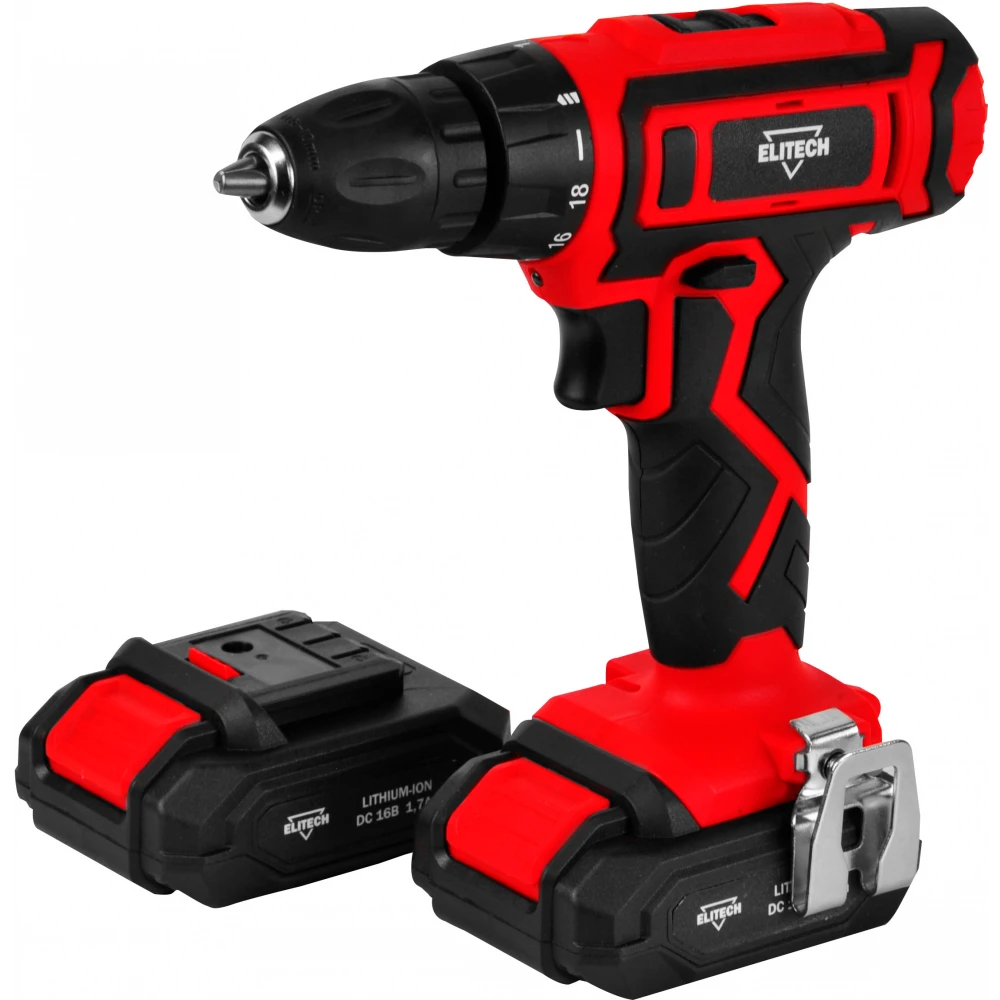 Дрель-шуруповёрт Elitech ДА 162СЛ - E2201.016.01 - фото 2