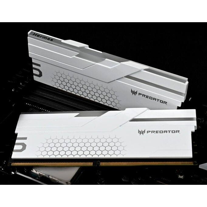 Оперативная память 32Gb DDR5 6400MHz Acer Predator Hermes RGB White (BL.9BWWR.390) (2x16Gb KIT) - фото 3