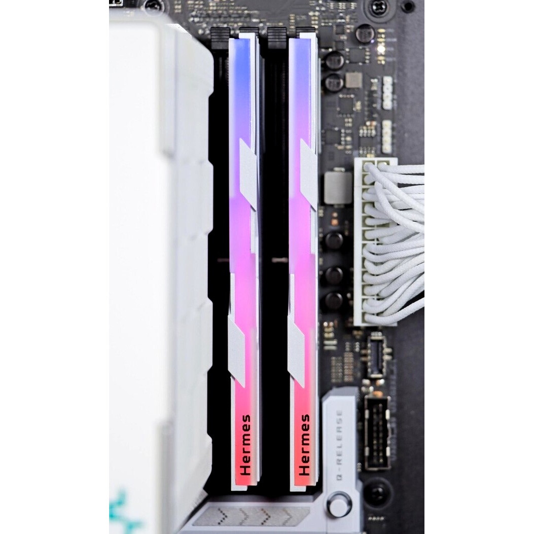 Оперативная память 32Gb DDR5 6400MHz Acer Predator Hermes RGB White (BL.9BWWR.390) (2x16Gb KIT) - фото 4