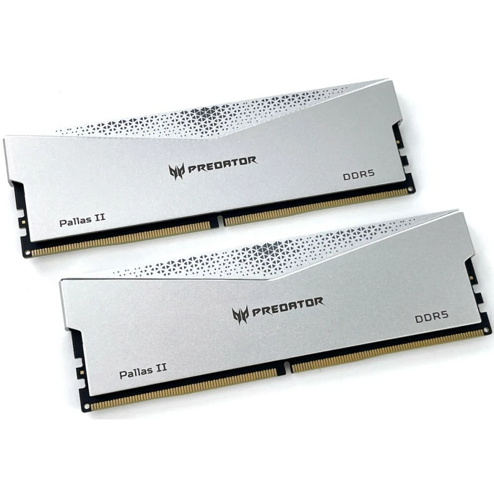 Оперативная память 32Gb DDR5 6000MHz Acer Predator Pallas II Silver (BL.9BWWR.350) (2x16Gb KIT) - фото 2
