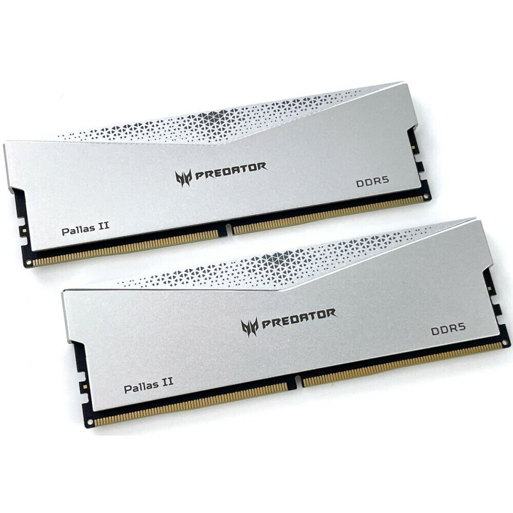 Оперативная память 32Gb DDR5 6400MHz Acer Predator Pallas II Silver (BL.9BWWR.375) (2x16Gb KIT) - фото 2