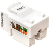 Вставка RJ-45 EKF TRP-KSTN-90D-5EUTP-WH