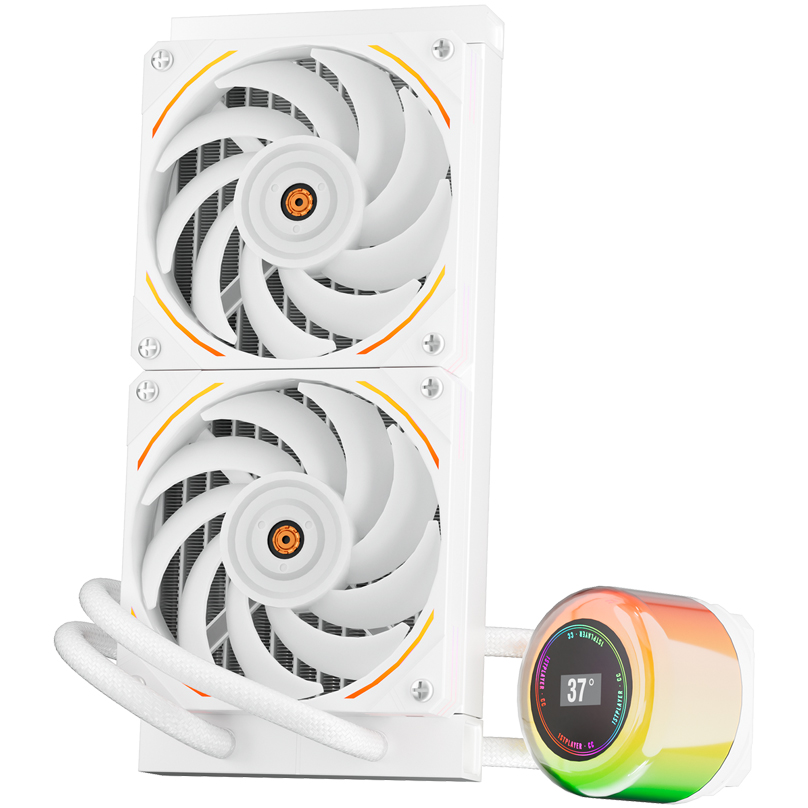 Система жидкостного охлаждения 1STPLAYER CC 240 White - CC-240-WH - фото 4