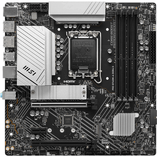 Материнская плата MSI PRO B760M-A DDR4 II