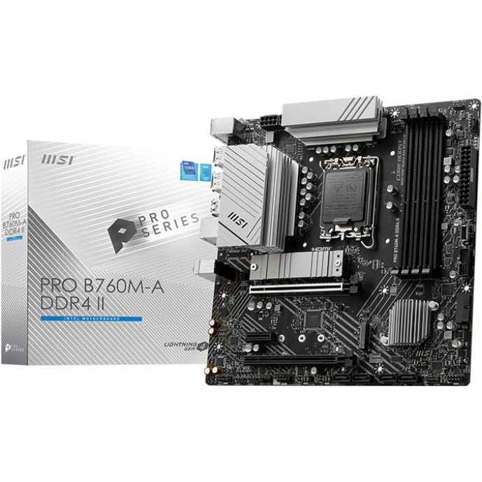 Материнская плата MSI PRO B760M-A DDR4 II - фото 5