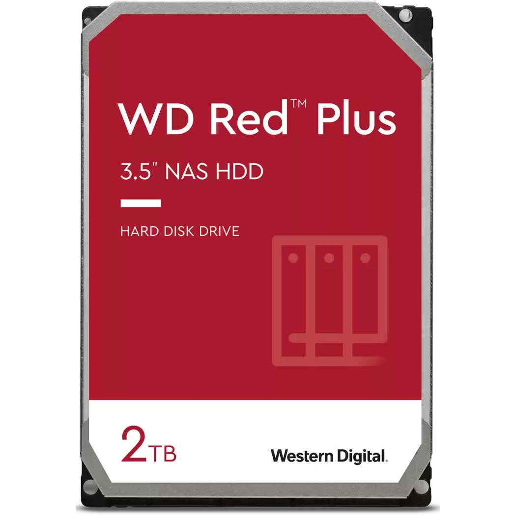 Жёсткий диск 2TB SATA-III WD Red Plus (WD20EFPX)