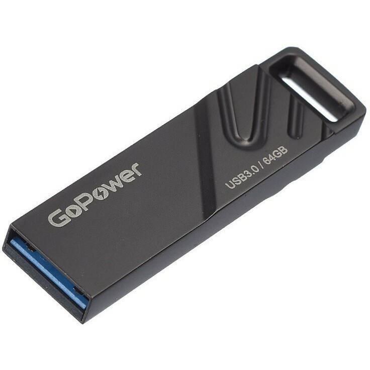 USB Flash накопитель 64Gb GoPower TITAN Black - 00-00025967
