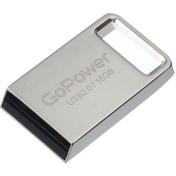 USB Flash накопитель 16GB GoPower MINI Silver