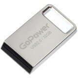 USB Flash накопитель 32Gb GoPower MINI Silver (00-00027358)