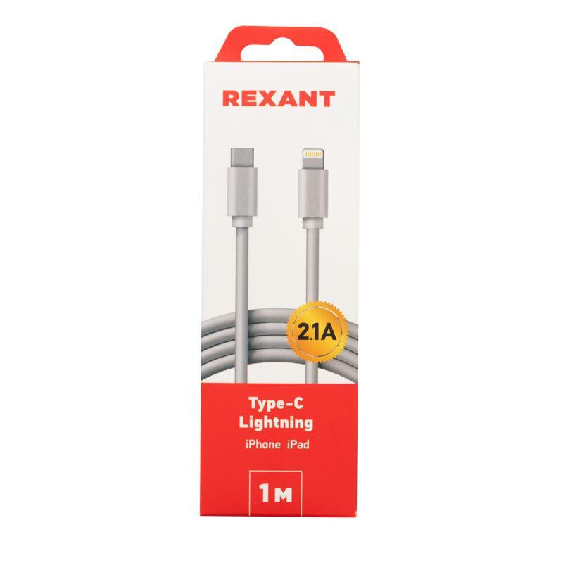 Кабель USB Type-C - Lightning, 1м, Rexant 18-1898 - фото 2