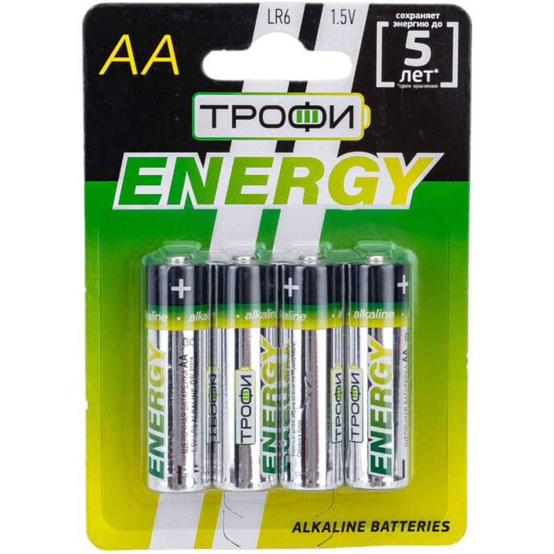 Батарейка Трофи Eco (AA, 4 шт.) - Б0017046