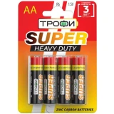Батарейка Трофи R6-4BL (AA, 2 шт.) (C0033716)