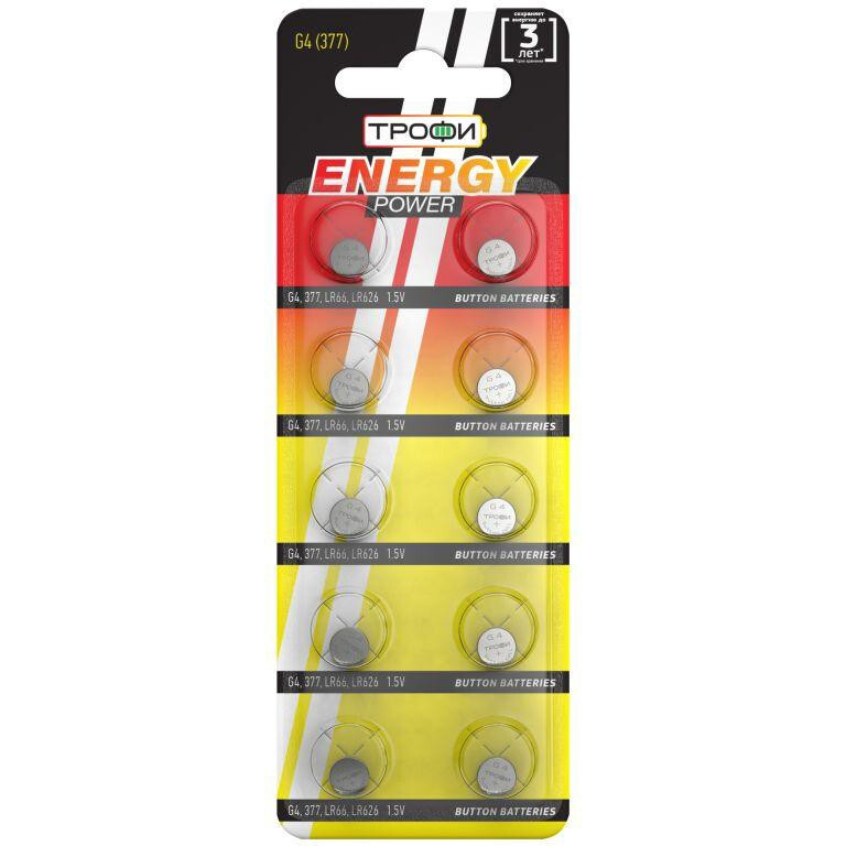 Батарейка Трофи (LR626, 10 шт.) - C0034940