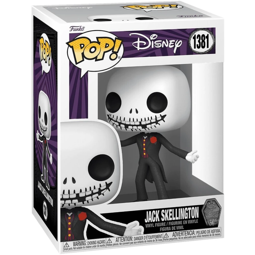 Фигурка Funko POP! Disney TNBC 30th Formal Jack Skellington - 72384 - фото 2