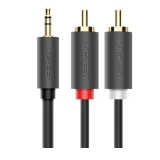 Кабель 3.5 Jack (M) - 2x RCA (M), 2м, UGREEN AV102 (10510)