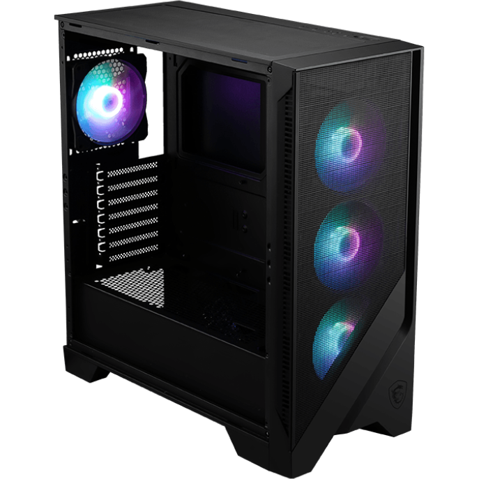 Корпус MSI MAG FORGE 320R AIRFLOW Black - фото 2