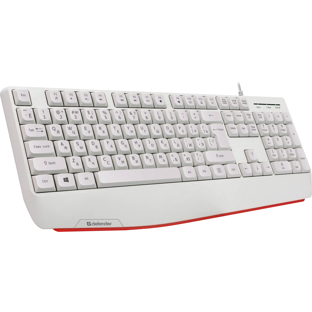 Клавиатура Defender Atom HB-546 White (45547) - фото 2