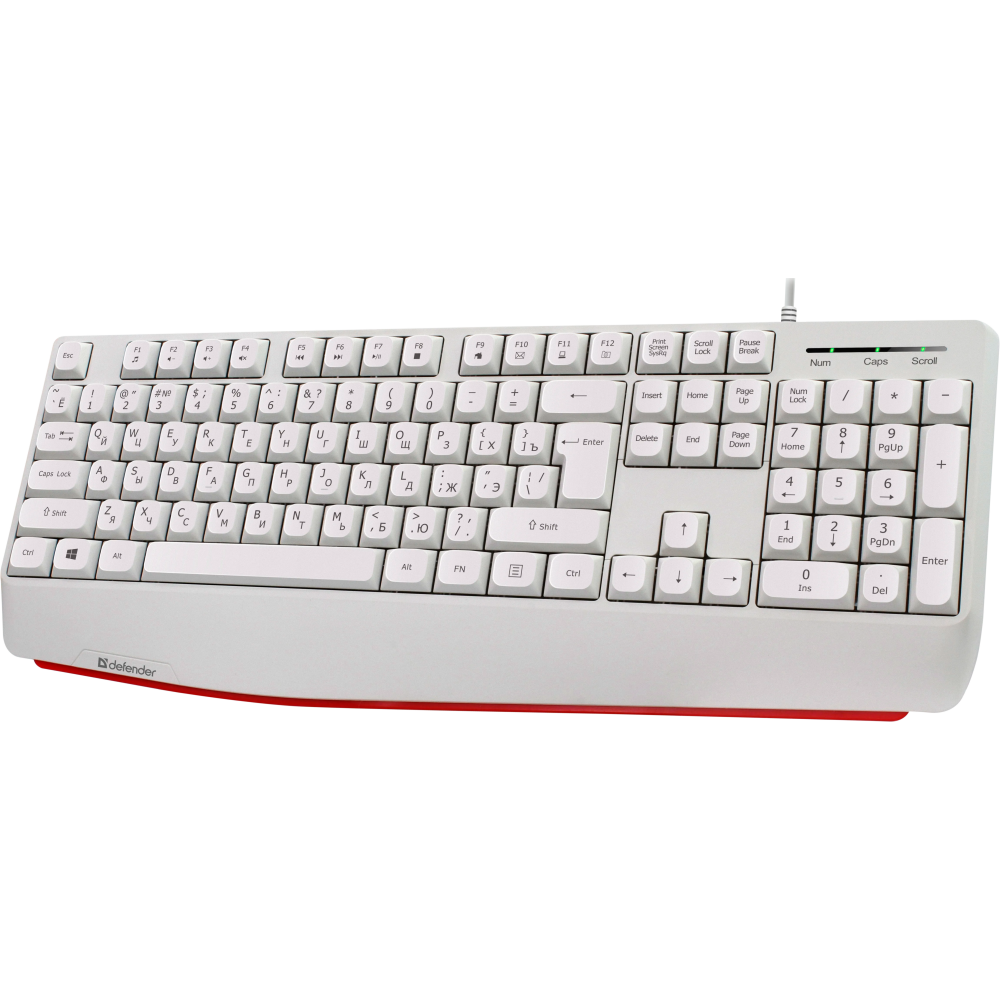 Клавиатура Defender Atom HB-546 White (45547) - фото 5