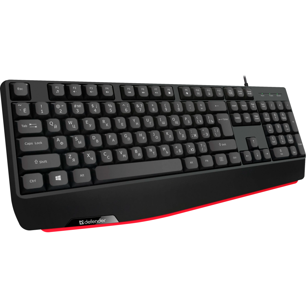 Клавиатура Defender Atom HB-546 Black (45546) - фото 2