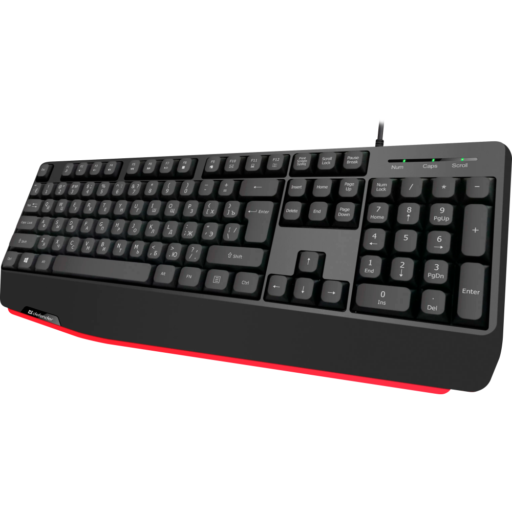 Клавиатура Defender Atom HB-546 Black (45546) - фото 5